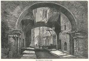 Peschiera Vecchia, Roma (gravür) by English School