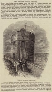 Phoenix Kulesi, Chester (gravür) by English School