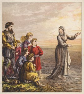 Hacı Çocuklar (renkli taş baskı) by English School