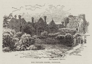 Özel Şapel, Farnham (gravür) by English School