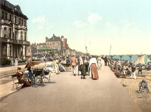 The Promenade, Deal (el ile renklendirilmiş fotoğraf) by English School