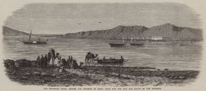 Süveyş Kıstağı, Süveyş ve Kızıldeniz, Kıstağın Güneyinde Önerilen Kanal (gravür) by English School