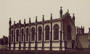 The Proprietary College Şapeli, Cheltenham (lito) by English School