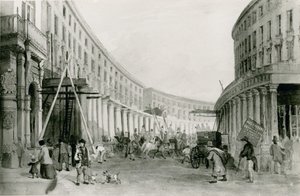 The Quadrant, Regent Street, Londra by English School
