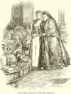 Kraliçe Noel Hediyelerini Seçiyor by English School
