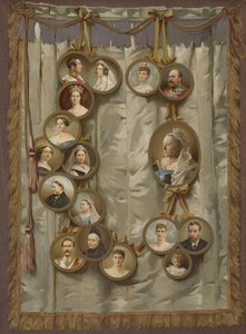 Kraliçe'nin Jübilesi (kromolitho) by English School