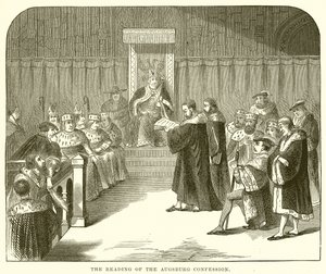 Augsburg İtirafının Okunması by English School