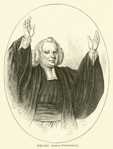 Muhterem George Whitefield (gravür) by English School