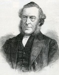 Rahip John Bedford, Wesleyan Metodist Konferansı Başkanı, , 1867 by English School