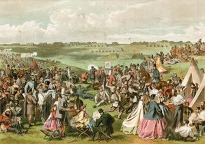 Tüfek Yarışması, Wimbledon, 1864 by English School