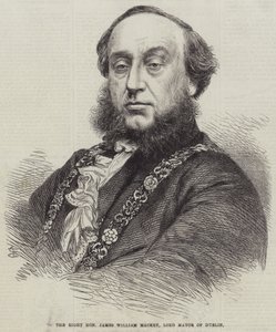 Çok Saygıdeğer James William Mackey, Dublin Belediye Başkanı (gravür) by English School
