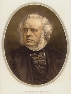 Saygıdeğer John Bright, Milletvekili (chromolitho) by English School