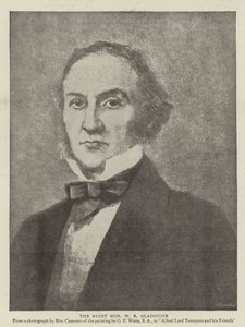 Çok Saygıdeğer WE Gladstone (lito) by English School