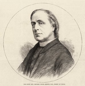 Saygıdeğer Edward White Benson, DD, Truro Piskoposu (gravür) by English School