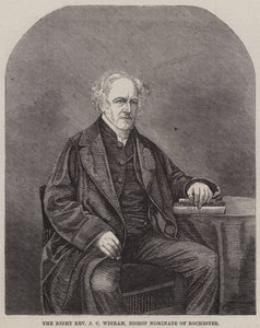 Sağ Muhterem JC Wigram, Rochester Piskopos Adayı (gravür) by English School