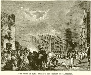 1780 İsyanları; Katoliklerin Evlerini Yağmalamak
