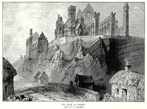 The Rock of Cashel (gravür) by English School