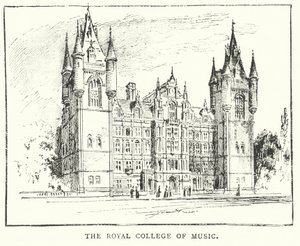 Kraliyet Müzik Koleji (gravür) by English School