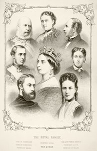 Kraliçe Victoria Kraliyet Ailesi, William Hickman Smith Aubrey (1858-1916) tarafından yazılan 