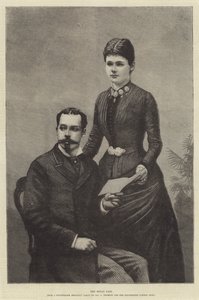 Kraliyet Çifti (gravür) by English School