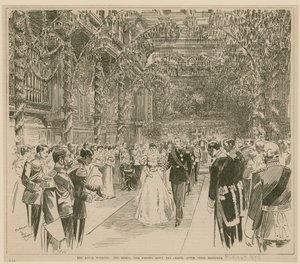 Kraliyet Düğünü, 23 Temmuz 1896 by English School