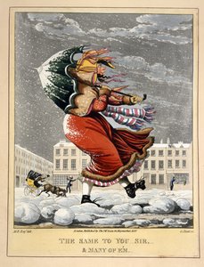 Size Aynısı, Efendim ve Birçok Em, G. Hunt tarafından oyulmuş, pub. Thos. McLean, Londra, 1827 (el boyaması gravür) by English School