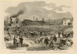 Plumstead Bataklıklarının setini onaran İstihbaratçılar ve Madenciler by English School