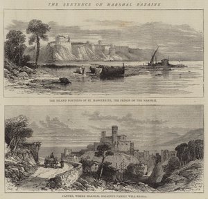 Mareşal Bazaine ile İlgili Cümle (gravür) by English School