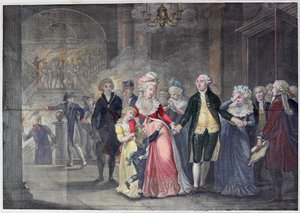 Louis XVI'nın Ailesinden Ayrılması by English School