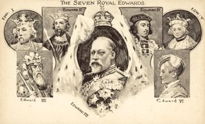 Yedi Kraliyet Edwards (lito) by English School