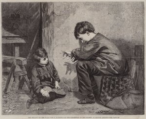 Duvardaki Gölge (gravür) by English School