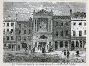 Shakespeare Galerisi, Pall Mall, Londra by English School