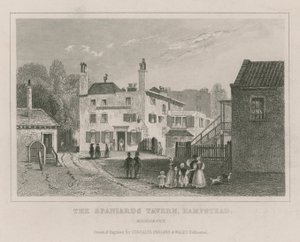 İspanyollar Tavern, Hampstead, Londra by English School