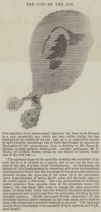 Güneşteki Nokta (gravür) by English School