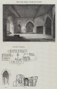 Eyalet Hapishanesi, Londra Kulesi (gravür) by English School
