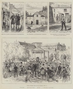 İrlanda Devleti (gravür) by English School