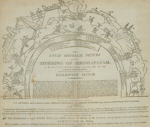 Robert Ker Porter tarafından boyanmış Seringapatam Fırtınası, Lyceum