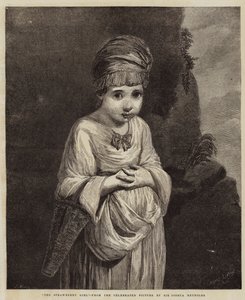 Çilek Kız (gravür) by English School