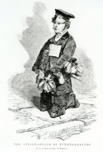 Küçük hindistan cevizi rendelerinin sokak satıcısı, 1840 dolayları by English School