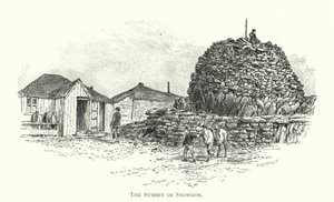 Snowdon Zirvesi (gravür) by English School