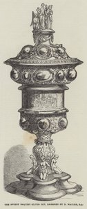 D Maclise, RA tarafından tasarlanan Swiney Bequest Gümüş Kupa (gravür) by English School