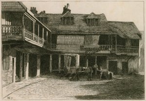 Tabard Inn, Southwark by English School