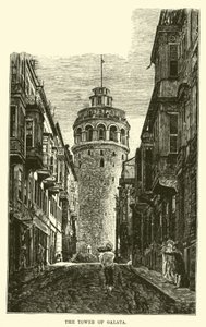 Galata Kulesi by English School