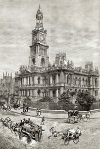 The Town Hall, Sidney, c.1880, Howard Willoughby