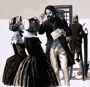 Brontes Trajedisi (kağıt üzerinde guaj) by English School