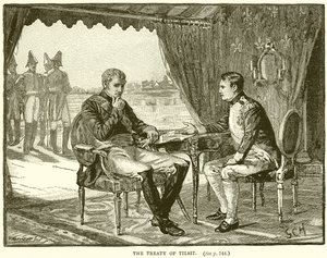 Tilsit Antlaşması by English School