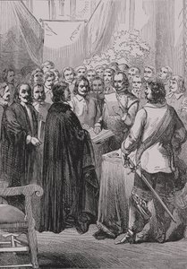 Ward, Lock and Co, Londra tarafından yayınlanan Emile de Bonnechose tarafından Fransa Tarihinden Westphalia Antlaşması, by English School