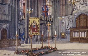 Bilinmeyen Savaşçılar Mezarı, Westminster Abbey by English School