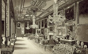 Vandyke Odası, Windsor Kalesi by English School