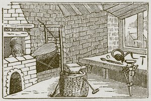 Engerek ve Dosya (gravür) by English School